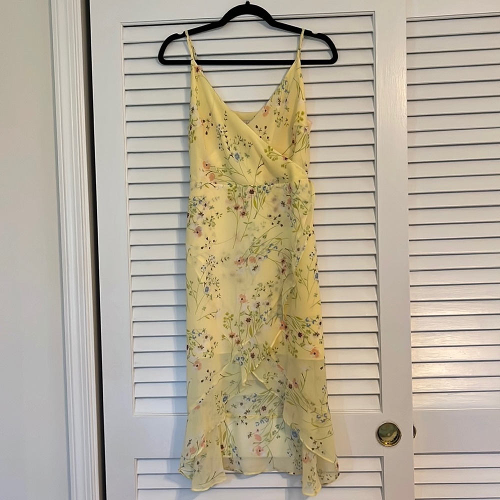 Ann Taylor Loft 4P yellow dress